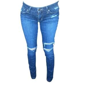Joe's Jeans womens size 26 Distressed Skinny medium Wash the skinny deni…​
